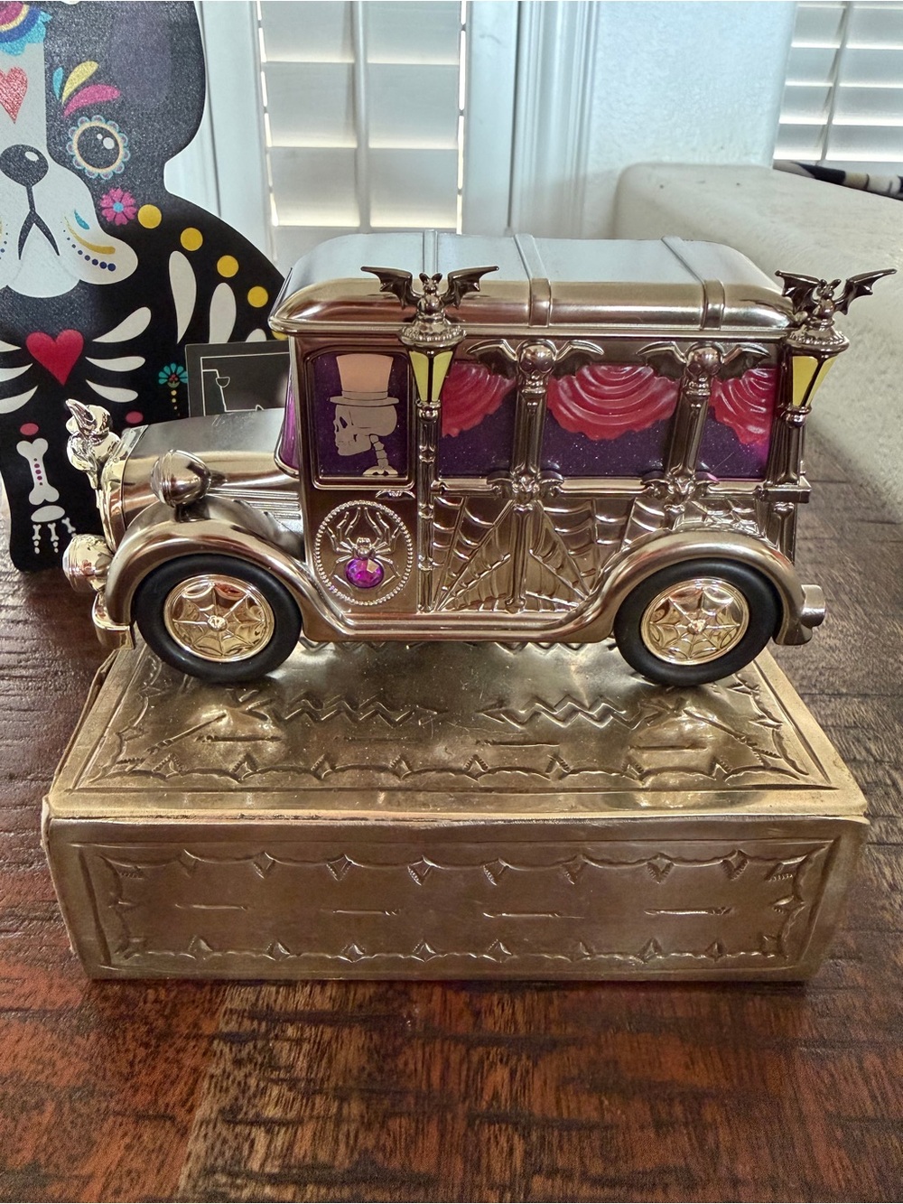 BBW Wallflower Gothic Skeketon Hearse Projector Plugin.